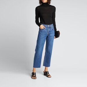 TRAVE Vivienne Cropped Straight-Leg Jeans In Borrowed Time Size 28